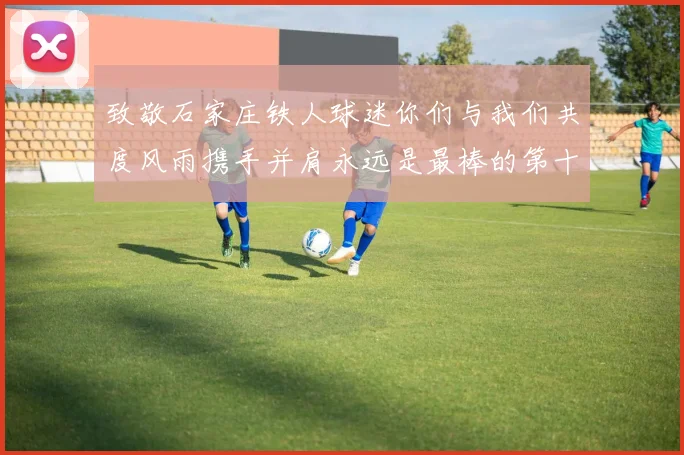 致敬石家庄铁人球迷你们与我们共度风雨携手并肩永远是最棒的第十二人
